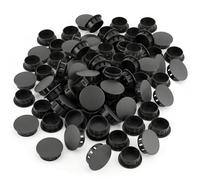 TAILONZ 100Pz Tapón Plástico 1/4" Negro