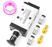 TAILONZ PNEUMATIC 1/4 "BSP Válvula neumática de palanca manual de 5 vías y 2 posiciones Electroválvula neumática de mando manual push-pull 4R210-08