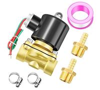 TAILONZ PNEUMATIC 1/4 Inch BSP 110V Válvula de solenoide eléctrica de latón 2W025-08 Normalmente cerrada Agua, Aire, Diesel