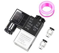 TAILONZ PNEUMATIC 1/8 Inch BSP 24V 2 Way Normally Closed Válvula eléctrica de solenoide de aire 2V025-06 Caja de conexiones