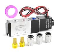 TAILONZ PNEUMATIC 3/8 Inch BSP Elettrovalvola 24V Tipo di connessione elettrica a 2 posizioni e 5 vie con pilota a bobina singola 4V310-10