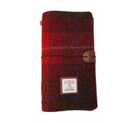 TAILORMAP Cuaderno de Viaje Harris Tweed con Tapa Blanda - 22 x 12,7 cm (8.7x5), Recargable con Inserciones en Blanco, Tamaño Estándar para Viajeros