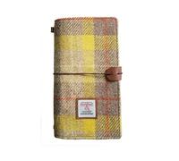 TAILORMAP Cuaderno de Viaje Harris Tweed con Tapa Blanda - 22 x 12,7 cm (8.7x5), Recargable con Inserciones en Blanco, Tamaño Estándar para Viajeros