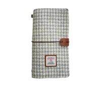 TAILORMAP Cuaderno de Viaje Harris Tweed con Tapa Blanda - 22 x 12,7 cm (8.7x5), Recargable con Inserciones en Blanco, Tamaño Estándar para Viajeros