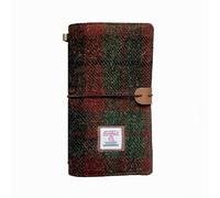 TAILORMAP Cuaderno de Viaje Harris Tweed con Tapa Blanda - 22 x 12,7 cm (8.7x5), Recargable con Inserciones en Blanco, Tamaño Estándar para Viajeros