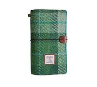 TAILORMAP Cuaderno de Viaje Harris Tweed con Tapa Blanda - 22 x 12,7 cm (8.7x5), Recargable con Inserciones en Blanco, Tamaño Estándar para Viajeros