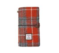 TAILORMAP Cuaderno de Viaje Harris Tweed con Tapa Blanda - 22 x 12,7 cm (8.7x5), Recargable con Inserciones en Blanco, Tamaño Estándar para Viajeros