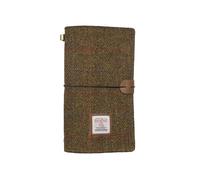 TAILORMAP Cuaderno de Viaje Harris Tweed con Tapa Blanda - 22 x 12,7 cm (8.7x5), Recargable con Inserciones en Blanco, Tamaño Estándar para Viajeros