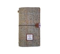 TAILORMAP Cuaderno de Viaje Harris Tweed con Tapa Blanda - 22 x 12,7 cm (8.7x5), Recargable con Inserciones en Blanco, Tamaño Estándar para Viajeros