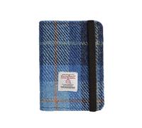 TAILORMAP Porta Pasaporte de Cuero Harris Tweed para Viajes - Funda Delgada Ligera con Ranura para Tarjeta de Vacunación, Bloqueo RFID, Ideal Mujeres y Hombres
