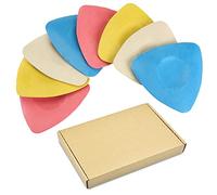 Tailors Chalk, 10 lápices triangulares de costura de tela con caja, 4 colores