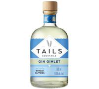 TAILS Gin Gimlet, cóctel con BOMBAY SAPPHIRE, listo para tomar, 14,9%, 50cl | 4 cócteles listos para tomar, calidad de bar, ideal para fiestas, no necesita preparación, 500 ml