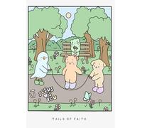 Tails of Faith: Cute Christian Coloring Book