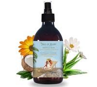 Tails Of Glory - Espray de colonia para perros 100% natural, perfume Tropical Bliss para perros, calmante, vegano, 300 ml, calmante, manzanilla, caléndula y aloe vera, desodorizante para perros