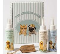 Tails of Glory - Kit de Limpieza de Ojos, Oídos e Higiene Bucal para Perros y Gatos - Rutina Diaria - Fórmulas Naturales y Suaves - Aliento Fresco, Ojos Limpios, Oídos Sanos - Fabricado en Europa