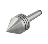 Tailstock Live Center 60 grados MT2 para torno, centro cónico vivo con rodamientos de bolas, material de acero de alta velocidad para tornos CNC y manuales - 1 pieza