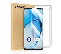 TailTech Protector de pantalla para OPPO A40 OPPO A60 5G y OPPO A80 5G, paquete de 3 protectores de pantalla de vidrio templado de alta transparencia, compatible con fundas