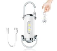 TaimeiMao 1200LM Linterna Mini Ultrabrillante en Llavero, Mini Linterna LED Ultrabrillante, Linterna LED Recargable, Linterna Impermeable para Hogar, Auto, Trabajo al Aire Libre, Viajes, Camping