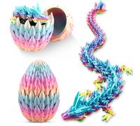 TaimeiMao Huevo de dragón con dragón, huevo de dragón 3D, dragón sorpresa impreso en 3D en huevo, juguete de dragón, juguetes de regalos para niños adultos