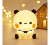 TaimeiMao Lampara BubuDudu, Luz Nocturna Infantil Panda, Luz Nocturna Infantil Silicona, Led Recargable PortáTil Luz Nocturna Regulable Para Dormitorio SalóN Y Camping Regalo Para NiñOs