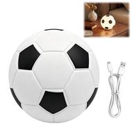 TaimeiMao Silicona Fútbol Lámpara, Lámpara Fútbol, Luz Nocturna Infantil, Control Táctil, Recargable Dimmerable, para Dormitorio Juvenil Guardería Sala de Estar Oficina Fiestas