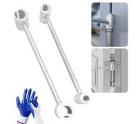 Taimimy 2 Llave de ancho de espacio ajustable, herramienta de ajuste de bisagra de puerta, llave para bisagra de puerta de 14-18mm/23-25mm