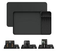 Taimimy 65×40 cm Alfombrilla Resistente Al Calor para Freidora de Aire,Protector de Encimera para Encimera de Cocina, Air Fryer Accesorios para Cecotec, Cosori, con Almohadilla de Silicona Extraíble