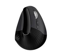 Taimousetvs Ratón inalámbrico ergonómico vertical, clic silencioso, modo triple (2.4G + BT5.0 × 2), DPI ajustable hasta 4800, luz de ciclismo automático de 7 colores para computadora, portátil, PC