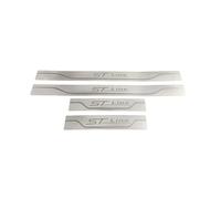 taimowei 4 Piezas Acero Inoxidable umbral de Puerta de Coche para Ford Focus ST Line, Bienvenidos Pedal Placas ProteccióN Accesorios De AutomáTico