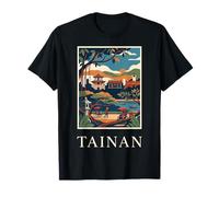 Tainan Taiwán Histórico Ciudad Templo Horizonte Camiseta