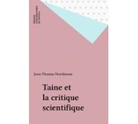 Taine Et La Critique Scientifique (ebook)