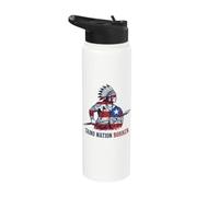 Taino Nation Warroir Bandera Puertorriqueña Orgullo Boricua Stainless Steel Insulated Water Bottle