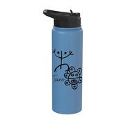 Taino Sun Coqui Puertorriqueño Boricua Boriquen Pride Stainless Steel Insulated Water Bottle