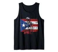 Taino Woman Bandera de Puerto Rico Orgullo Heritage Boricua Boriken Camiseta sin Mangas