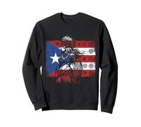 Taino Woman Bandera de Puerto Rico Orgullo Heritage Boricua Boriken Sudadera