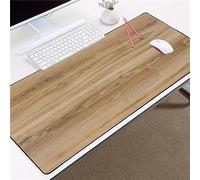Tainrun Alfombrilla de Ratón Grande XXL 600x400x3mm Gaming Mouse Pad Anime Textura De Madera Alfombrilla Escritorio con Bordes Cosidos Textured Superficie Lavable Velocidad para PC, portátil
