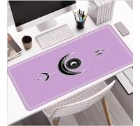 Tainrun Alfombrilla de ratón XXL 700x400mm - Mouse Pad - Precisión y Velocidad - Parte Inferior de Goma para una sujeción Estable - Multifuncional Alfombrilla Escritorio - Gato Anime Rosa