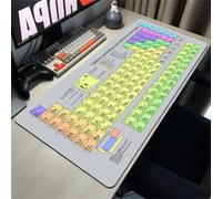 Tainrun Alfombrilla de Ratón XXL 700x400x2mm Elementos De La Tabla Periódica Grande Alfombrilla Raton Gaming con Base de Goma Antideslizante,Adecuada para Jugadores,PC y portátil