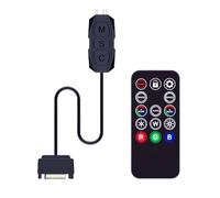 Tainrunse Modos de controlador Argb ajustable Amplia compatibilidad con 14 teclas Control remoto Plug-and-Play Profesional RGB Cambio de color PC A