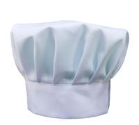 Tainrunse Sombrero de chef transpirable para cocina, catering, trabajo, chef, sombrero para hombres y mujeres, color sólido, blanco, anti pérdida de cabello, hornear, disfraz de cocina, blanco, M