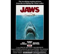 Tainsi Jaws 1975 Vintage, Retro Movie Poster - Matte poster film Frameless Gift 11 x 17 inch(28cm x 43cm)*IT-00037
