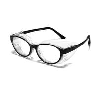 TAIOYHD Gafas con Cámara de Humedad for Adultos | TR90 Mejorado con Bloqueo de Luz Azul y Antivaho | Sellado Completo Contra Polvo y Polen | Gafas Protectoras for Oficina y Exteriores(Negro)
