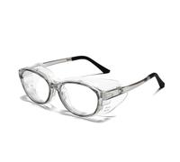 TAIOYHD Gafas con Cámara de Humedad for Adultos | TR90 Mejorado con Bloqueo de Luz Azul y Antivaho | Sellado Completo Contra Polvo y Polen | Gafas Protectoras for Oficina y Exteriores(Gris)