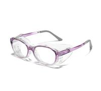 TAIOYHD Gafas con Cámara de Humedad for Adultos | TR90 Mejorado con Bloqueo de Luz Azul y Antivaho | Sellado Completo Contra Polvo y Polen | Gafas Protectoras for Oficina y Exteriores(Morado)