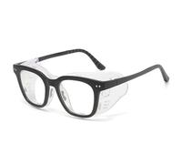 TAIOYHD Gafas Hidratantes for Aliviar La Sequedad Ocular: Protección Contra la Luz Azul, El Polen, El Viento y El Polvo. Montura Grande Unisex con Silicona Suave y Cómoda(Negro)