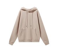 TAIOYHD Men’s 2025 Winter Casual Sports Set - Fleece-Lined Hoodie & Joggers, Warm Loose Fit Gym & Streetwear, Anti-Wrinkle, 18-25 Yrs(Khaki,XXL)