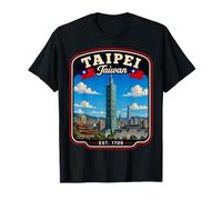 Taipei Taiwán Vacaciones a Taipei Viaje Familiar Coincidencia Camiseta