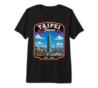 Taipei Taiwán Vacaciones a Taipei Viaje Familiar Coincidencia Camiseta Premium