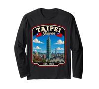 Taipei Taiwán Vacaciones a Taipei Viaje Familiar Coincidencia Manga Larga