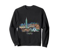 Taipei Taiwán Viaje Souvenir City Landmark Gift Sudadera